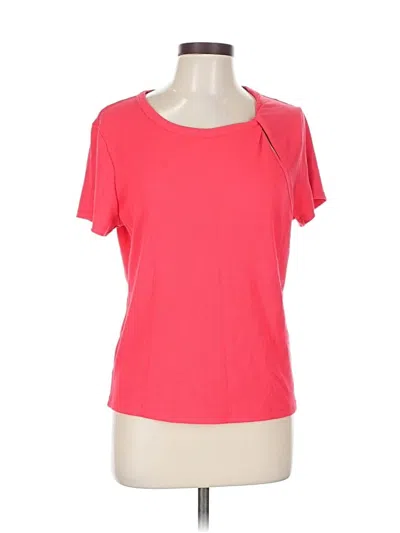Pre-owned Dkny Active T-shirt In Pink