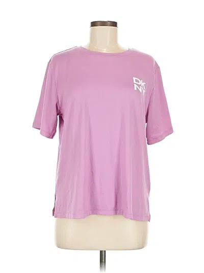 Pre-owned Dkny Active T-shirt In Pink