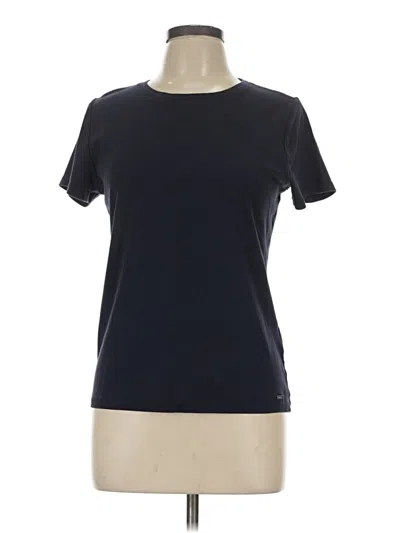 Pre-owned Dkny Active T-shirt In Black