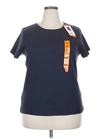 Pre-owned Dkny Active T-shirt In Blue