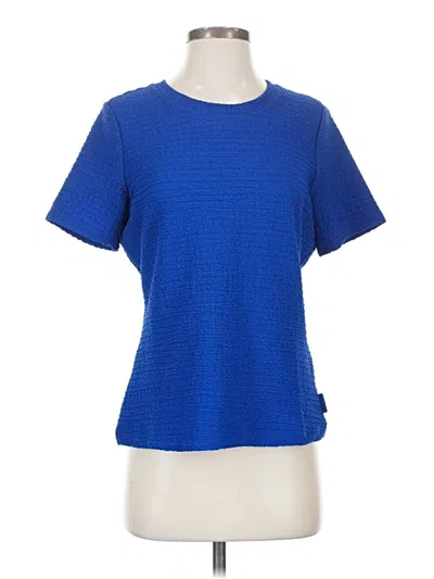 Pre-owned Dkny Active T-shirt In Blue