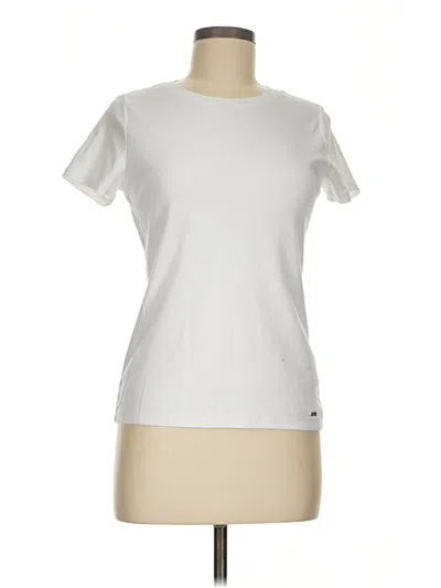 Pre-owned Dkny Active T-shirt In Ivory
