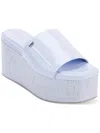 Dkny Adalira Platform Slide Sandal In Purple