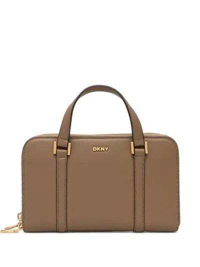 Dkny Aggie Tote Bag In Brown