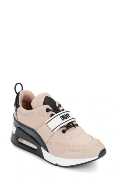 Dkny Aislin Sneaker In Gold Sand/black