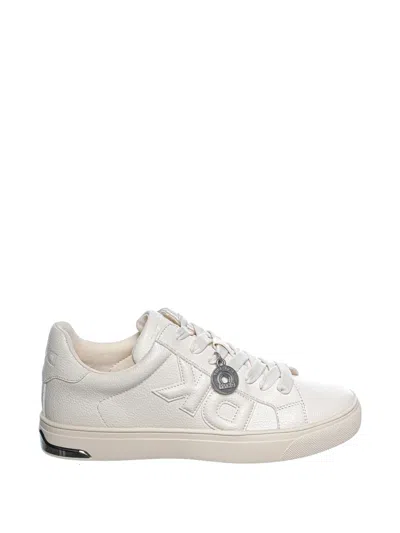 Dkny Aisling Logo-embossed Sneakers In White