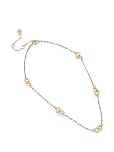 Dkny 알랭 인터트와인 링크 체인 네크리스 In Gold
