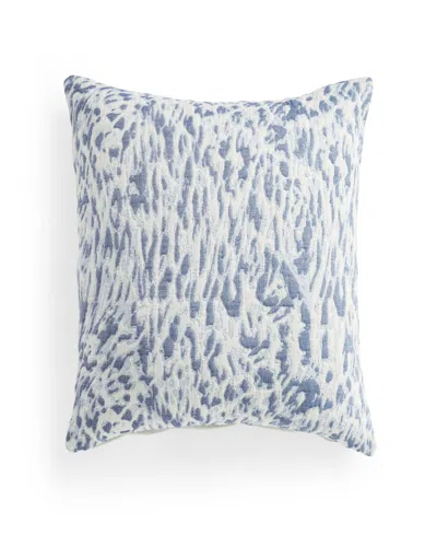 Dkny Animal Gauze Decorative Pillow, 22"x22" In Blue
