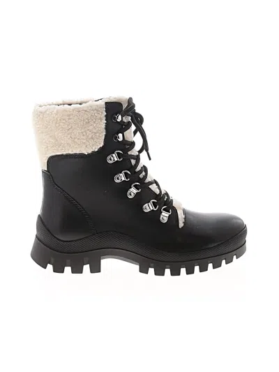 Pre-owned Dkny Ankle Boots In Black