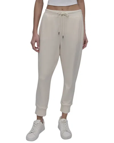 Dkny Ankle Length Jogger Pant In Neutral