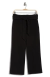 Dkny Ankle Wide Leg Pants In Black