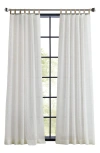 Dkny Antigua Set Of 2 Jute Tab Curtain Panels In Linen