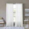 Dkny Ariana White Curtain Panel Pair In White