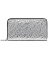 Dkny Ashlyn Large Zip Around Wallet In Gray