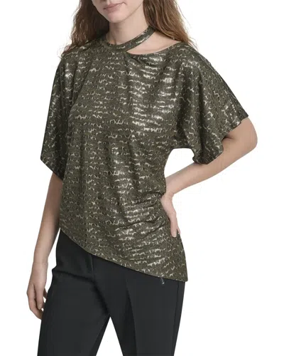 Dkny Asymmetrical Top In Multi