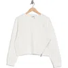 Dkny Asymmetrical Zip Quilted Sleeve Pullover In White