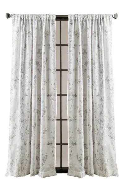 Dkny Atlanta Set Of 2 Poletop Curtain Panels In Grey