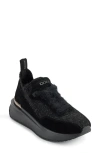 Dkny Aveline Wedge Sneaker In Black