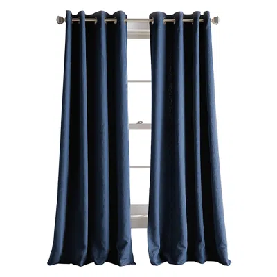 Dkny Avenue 84 X 50 Grommet Curtain Panel In Indigo