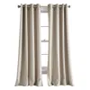 Dkny Avenue 50" X 95" Jacquard Grommet Curtain Panel In Linen