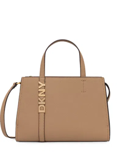 Dkny Avril Logo-plaque Mini Tote Bag In Pattern