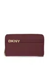 Dkny Avril Zip-around Wallet In Pattern