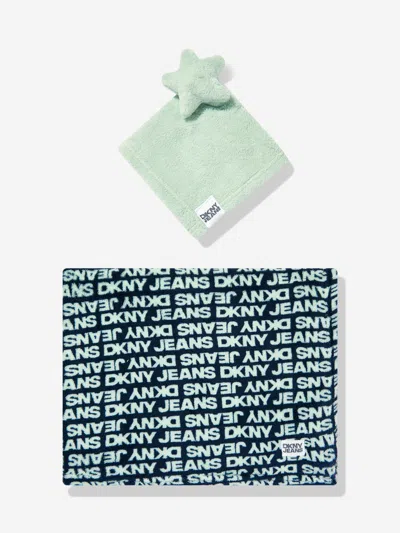 Dkny Baby Blanket And Comforter Set In Blue