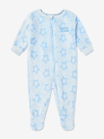 Dkny Kids'  Baby Boys Fleece Babygrow In White