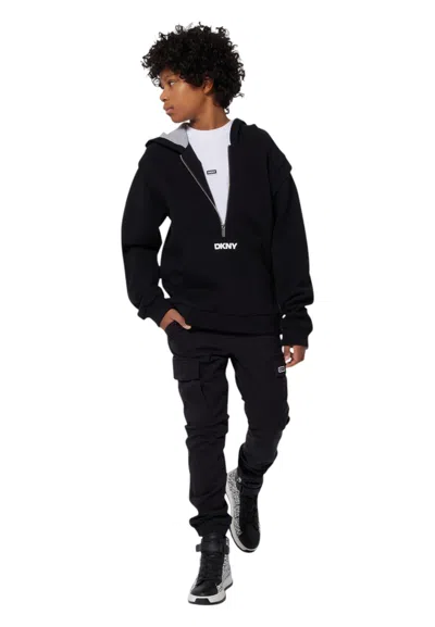 Dkny Kids' Baby Unisex Sweatshirt  In Black