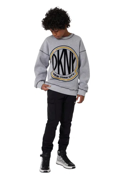 Dkny Kids' Baby Unisex Sweatshirt  In Black