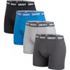 Dkny Back Of Four Boxer Briefs In Multi