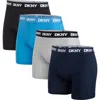 Dkny Back Of Four Boxer Briefs In Multi
