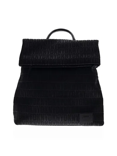 Pre-owned Dkny Backpack In Black