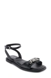 Dkny Women's Bacliff Flat Ankle Strap Sandal In Black