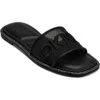 Dkny Badin Logo Slide Sandal In Black