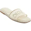Dkny Badin Logo Slide Sandal In Bone
