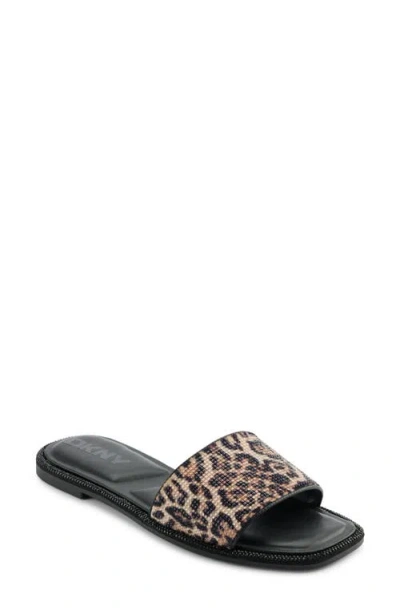 Dkny Badin Slide Sandal In Natural/black
