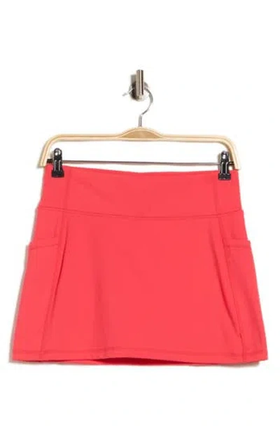 Dkny Balance Compression Super High Skort In Pink