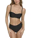 Dkny Balconette Two-piece Swimsuit In Black