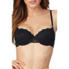 Dkny Superior Lace Underwire Bra Dk4500 In Dark Black