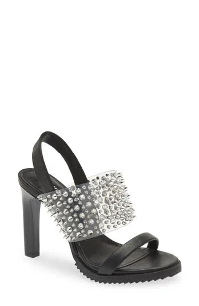 Dkny Balto Embellished Slingback Sandal In Black