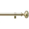 Dkny Barrett 36" To 66" Adjustable Curtain Rod In Gold