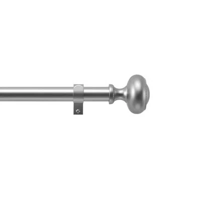 Dkny Barrett Steel Curtain Hardware Accessory In Nickel