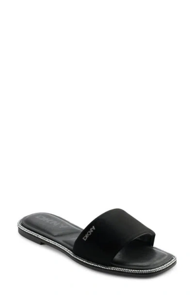 Dkny Bavant Slide Sandal In Black