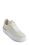 Dkny Baylor Platform Sneaker In Bone/ White