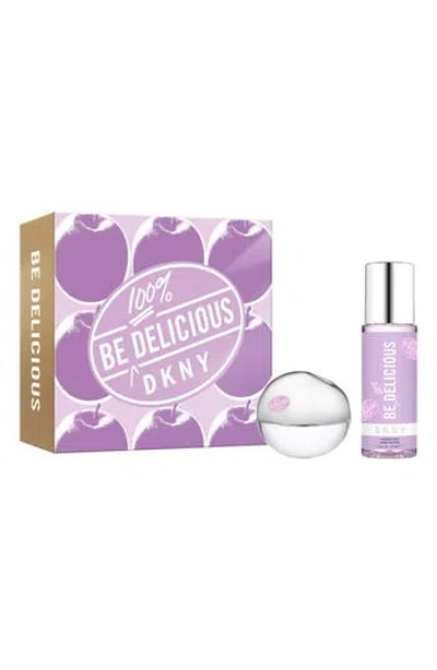 Dkny Be Delicious City Blossom Urban Violet Eau De Parfum Gift Set In Purple