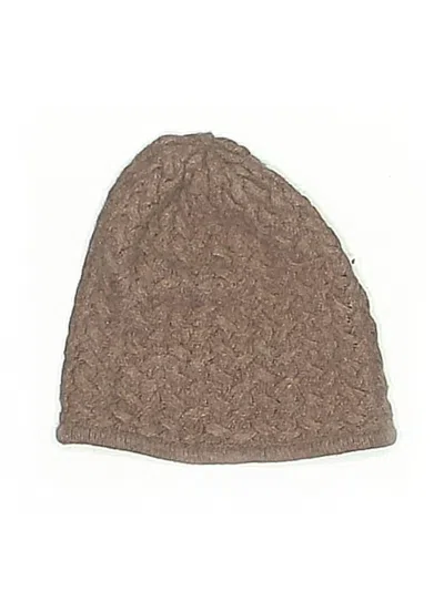 Pre-owned Dkny Kids' Beanie Hat In Brown