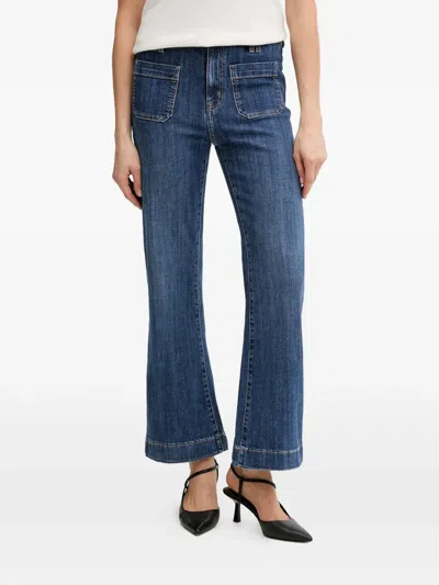 Dkny Belt-loops Jeans In Blue