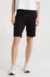 Dkny Bermuda Drawstring Shorts In Black