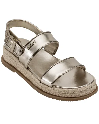 Dkny Bernae Slingback Wedge Espadrille In Multi